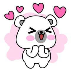 Fluffy Polar Bear Snowman