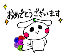 The onion ribbon-chan happy! sticker #7786883