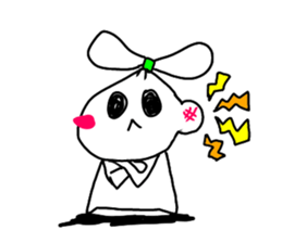 The onion ribbon-chan happy! sticker #7786889