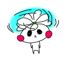 The onion ribbon-chan happy! sticker #7786890