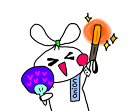 The onion ribbon-chan happy! sticker #7786894