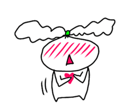 The onion ribbon-chan happy! sticker #7786897