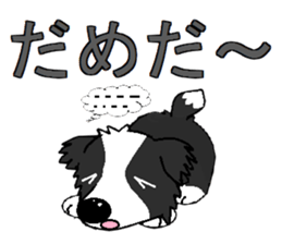 I Love cute border collie 2 sticker #7787010
