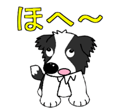 I Love cute border collie 2 sticker #7787019