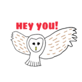 Dance with owl sticker #7787051
