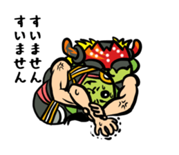 NJPW meets Mameshiba. sticker #7787350