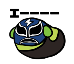 NJPW meets Mameshiba. sticker #7787355