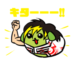 NJPW meets Mameshiba. sticker #7787359