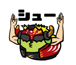 NJPW meets Mameshiba. sticker #7787362