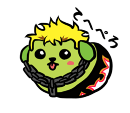 NJPW meets Mameshiba. sticker #7787365