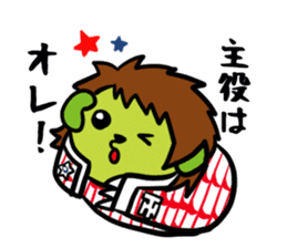 NJPW meets Mameshiba. sticker #7787377