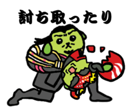 NJPW meets Mameshiba. sticker #7787379