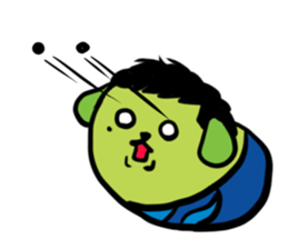 NJPW meets Mameshiba. sticker #7787387