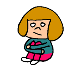 HAKATA CITY GIRL OKAPPACHAN 2 sticker #7787808