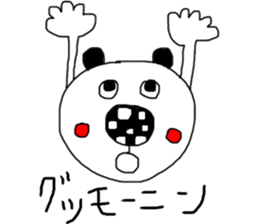 monokuro kumako sticker #7787828