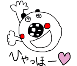 monokuro kumako sticker #7787843