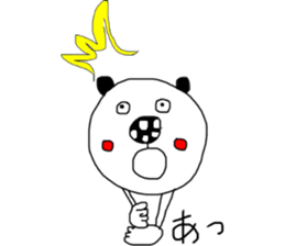 monokuro kumako sticker #7787851