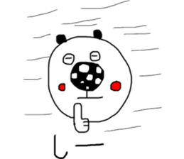 monokuro kumako sticker #7787859