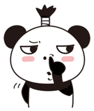 supercilious panda sticker #7788108