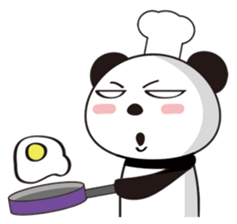 supercilious panda sticker #7788114