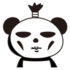 supercilious panda sticker #7788133