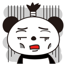 supercilious panda sticker #7788134