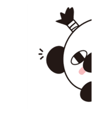 supercilious panda sticker #7788136