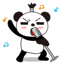 supercilious panda sticker #7788142