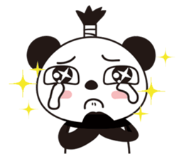 supercilious panda sticker #7788147
