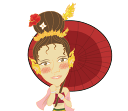 Cartoon thailand V.Northern Thai dialect sticker #7788355