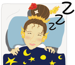 Cartoon thailand V.Northern Thai dialect sticker #7788386