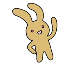user friendly! Rabbit cookies sticker #7789470