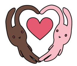 user friendly! Rabbit cookies sticker #7789472