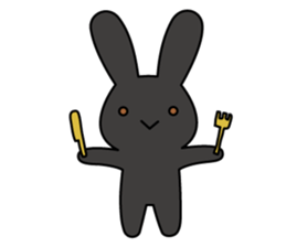 user friendly! Rabbit cookies sticker #7789476