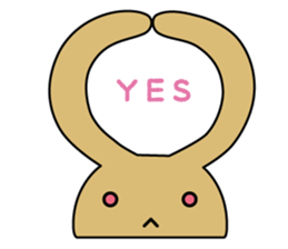 user friendly! Rabbit cookies sticker #7789477