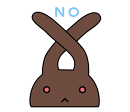 user friendly! Rabbit cookies sticker #7789478