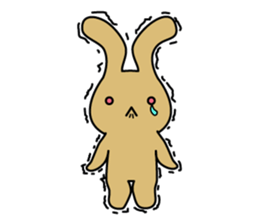 user friendly! Rabbit cookies sticker #7789479