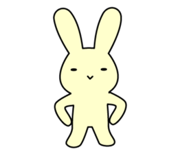 user friendly! Rabbit cookies sticker #7789482