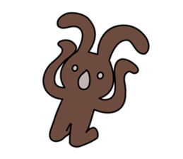 user friendly! Rabbit cookies sticker #7789487