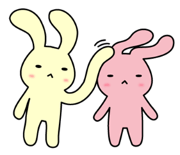 user friendly! Rabbit cookies sticker #7789488