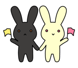 user friendly! Rabbit cookies sticker #7789489