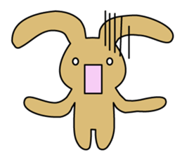 user friendly! Rabbit cookies sticker #7789490