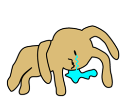 user friendly! Rabbit cookies sticker #7789491