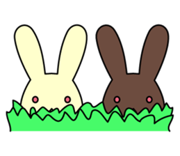user friendly! Rabbit cookies sticker #7789497