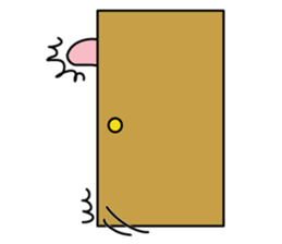 user friendly! Rabbit cookies sticker #7789503