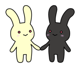 user friendly! Rabbit cookies sticker #7789506