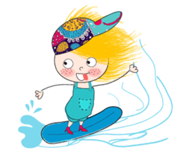 Sport girl 2 sticker #7789958