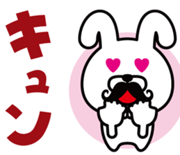 Mustache Rabbit Chan ~Ver.03~ sticker #7790157