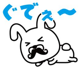 Mustache Rabbit Chan ~Ver.03~ sticker #7790161