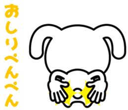 Mustache Rabbit Chan ~Ver.03~ sticker #7790181